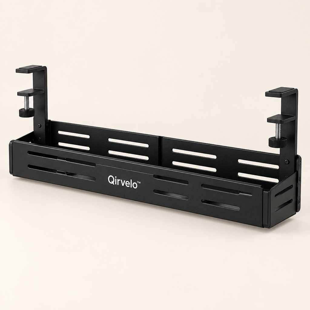 Qirvelo™ Under-Desk Hidden Cable Tray image 01