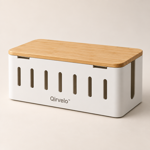 Qirvelo™ Desktop Data Cable Organizer Box image 01